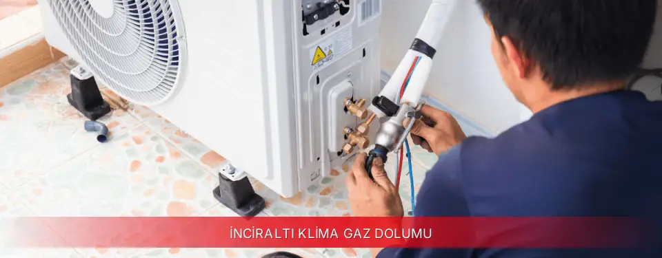 İnciraltı İlçemi Awox Klima Gaz Dolumu